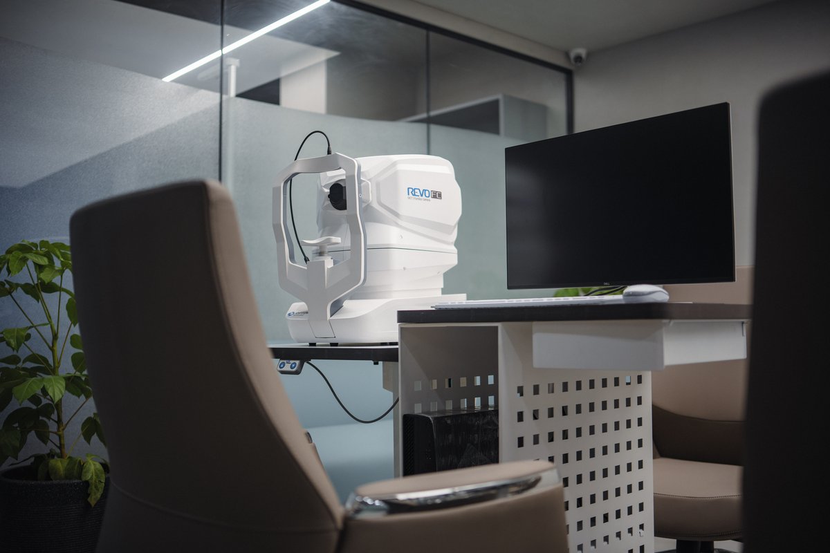 Optopol REVO FC OCT and fundus camera at ShivAnuj Eye Hospital, Vadodara